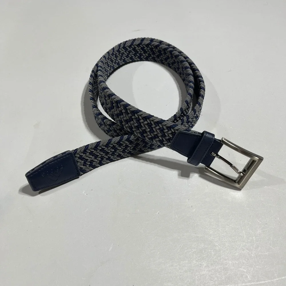 Adidas Mens Braided‎ Stretch Golf Belt Woven One Size Athletic Sporty Neutral